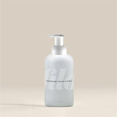 glass foaming soap bottle