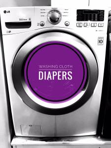 Washing Cloth Diapers